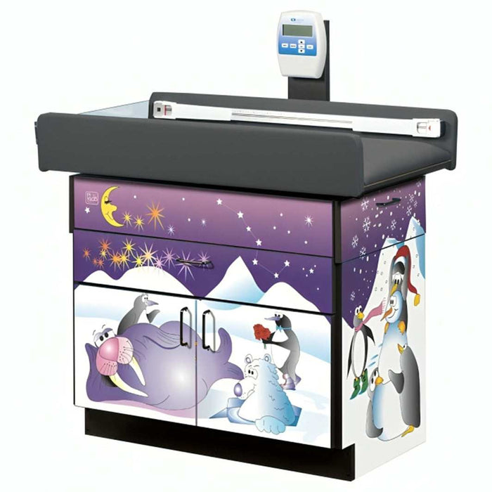 Clinton Complete Cool Pals Exam Room Pediatric Scale Table and Cabinets
