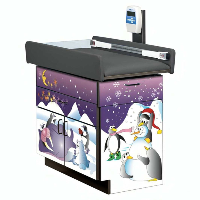 Clinton Complete Cool Pals Exam Room Pediatric Scale Table and Cabinets