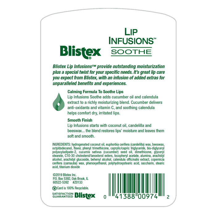 Blistex Lip Infusions Soothe Lip Balm