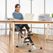 Foldable Under Desk Bike Pedal Exerciser with Digital Display and Adjustable Tension shophomemed