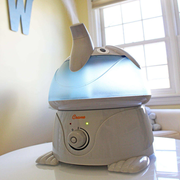 Crane Adorable Ultrasonic Cool Mist Humidifier Elephant - 1 Gallon - Elvoros