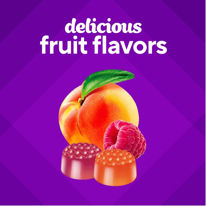 Vitafusion Probiotic Gummy Supplement Berry Peach Mango Flavored
