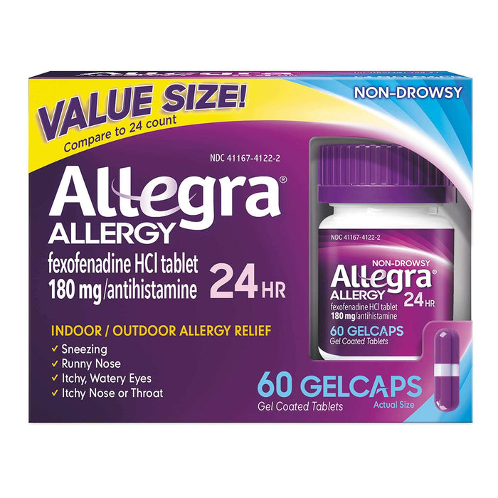 Allegra 24 Hour Indoor/Outdoor Allergy Relief Gelcaps