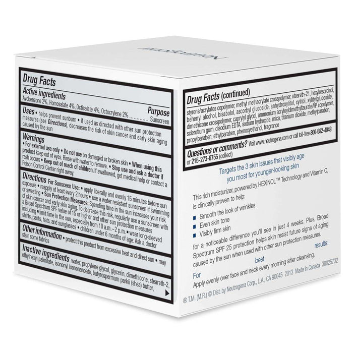 Neutrogena Triple Age Repair Moisturizer with SPF 25 - 1.7 oz - Elvoros