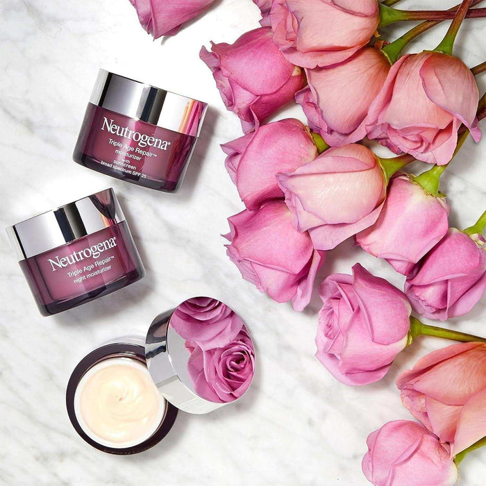 Neutrogena Triple Age Repair Moisturizer with SPF 25 - 1.7 oz - Elvoros