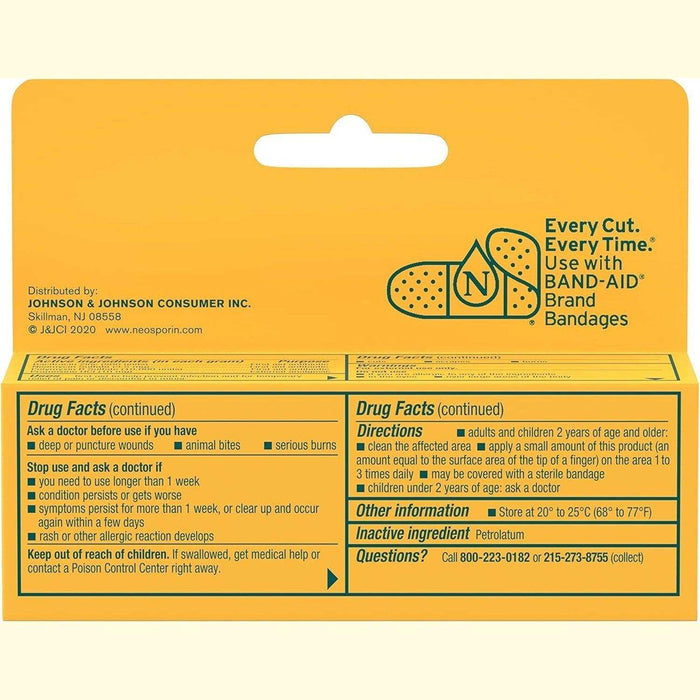 Neosporin +Burn Relief Max Strength Antibiotic Ointment - 0.5 oz - Elvoros