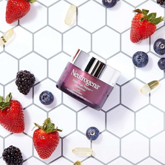 Neutrogena Triple Age Repair Moisturizer with SPF 25 - 1.7 oz - Elvoros