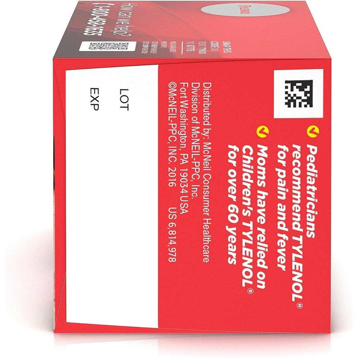 Tylenol Children's Pain + Fever Relief Chewables Grape - 24 Count - Elvoros