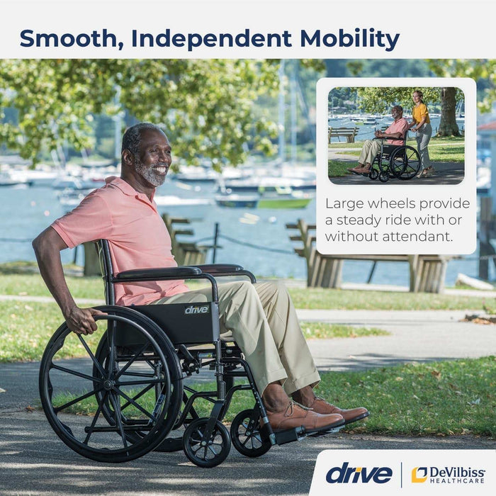 Drive Medical Silver Sport 1 Wheelchair