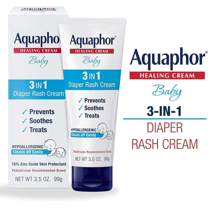 Aquaphor Baby Diaper Rash Cream - 3.5 oz - Elvoros