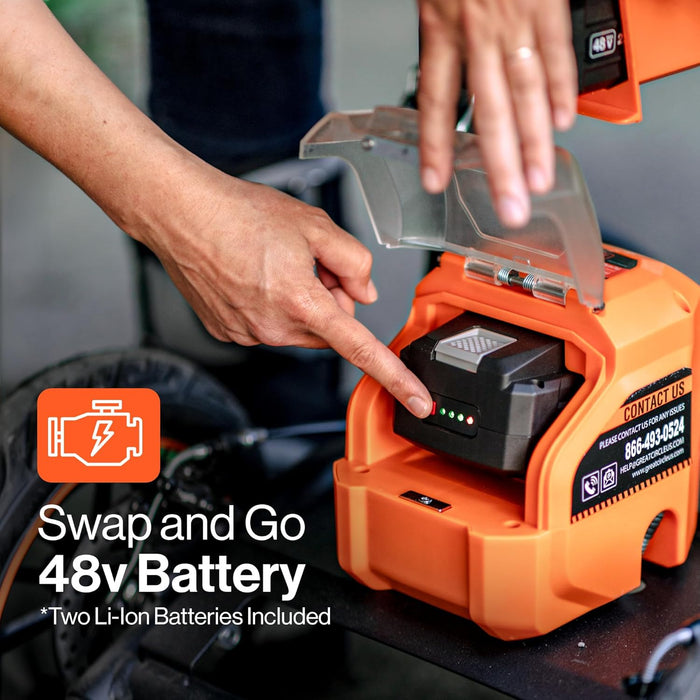 SuperHandy All Terrain 4-Wheels Heavy-Duty Explorer Travel Mobility Scooter - 48V 2Ah Battery 350lb Capacity