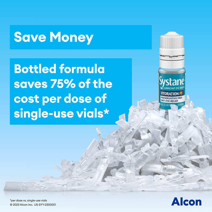 Systane Hydration Preservative-Free Lubricant Dry Eye Drops
