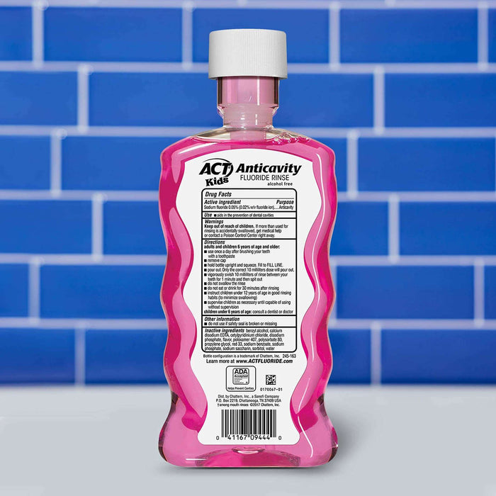 ACT Kids Anticavity Fluoride Mouth Rinse