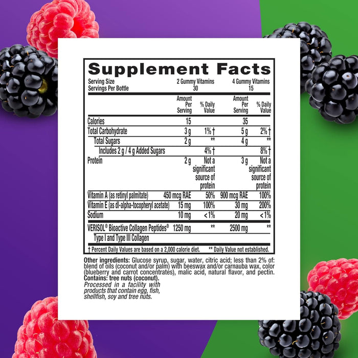 Vitafusion Collagen Gummy Vitamins Berry Pomegranate