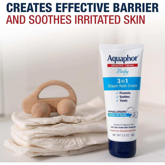 Aquaphor Baby Diaper Rash Cream - 3.5 oz - Elvoros