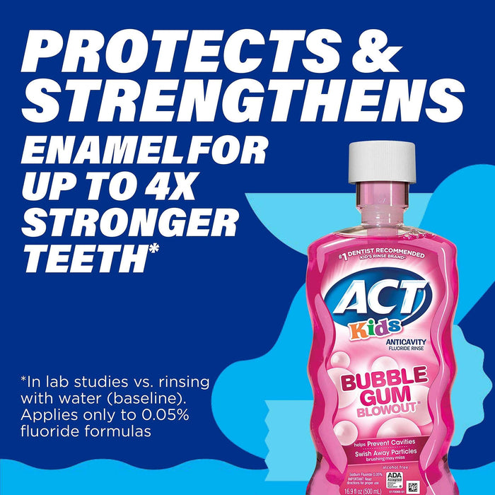 ACT Kids Anticavity Fluoride Mouth Rinse