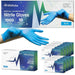 FifthPulse Medical Exam Blue Nitrile Gloves - 10 Boxes of 100 Ct - Elvoros