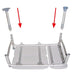 Drive Medical Padded Seat Transfer Bench - Elvoros