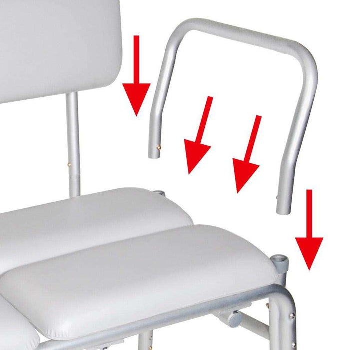 Drive Medical Padded Seat Transfer Bench - Elvoros