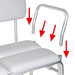 Drive Medical Padded Seat Transfer Bench - Elvoros