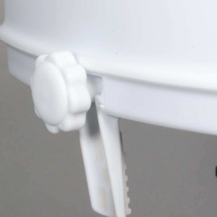 Drive Medical Raised Toilet Seat with Lock Standard Seat - Elvoros