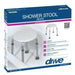 Drive Medical Adjustable Height Bath Stool - White - Elvoros