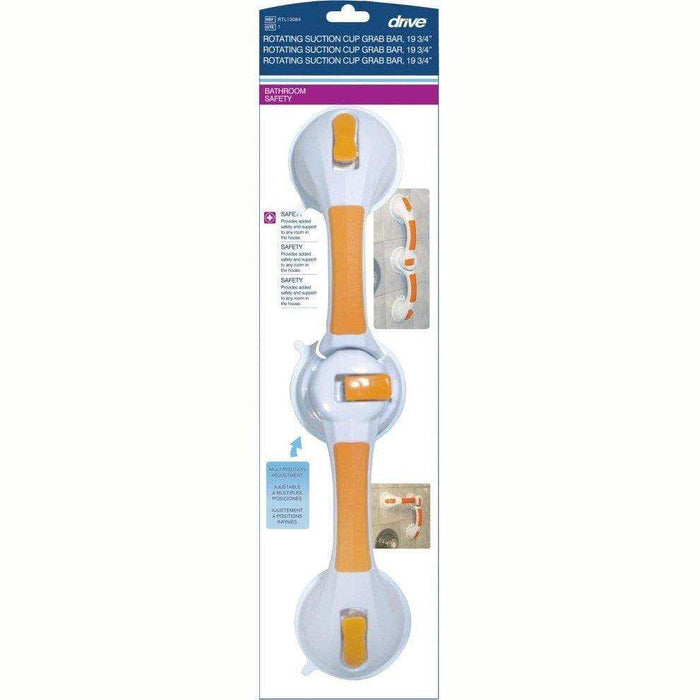 Drive Medical Adjustable Angle Rotating Suction Cup Grab Bar - Elvoros