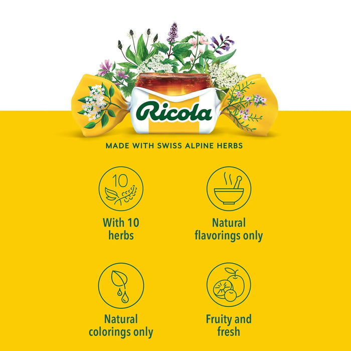 Ricola Berry Medley Cough Drops Lozenge