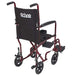 Drive Medical Lightweight Expedition Transport Wheelchair with Brakes
