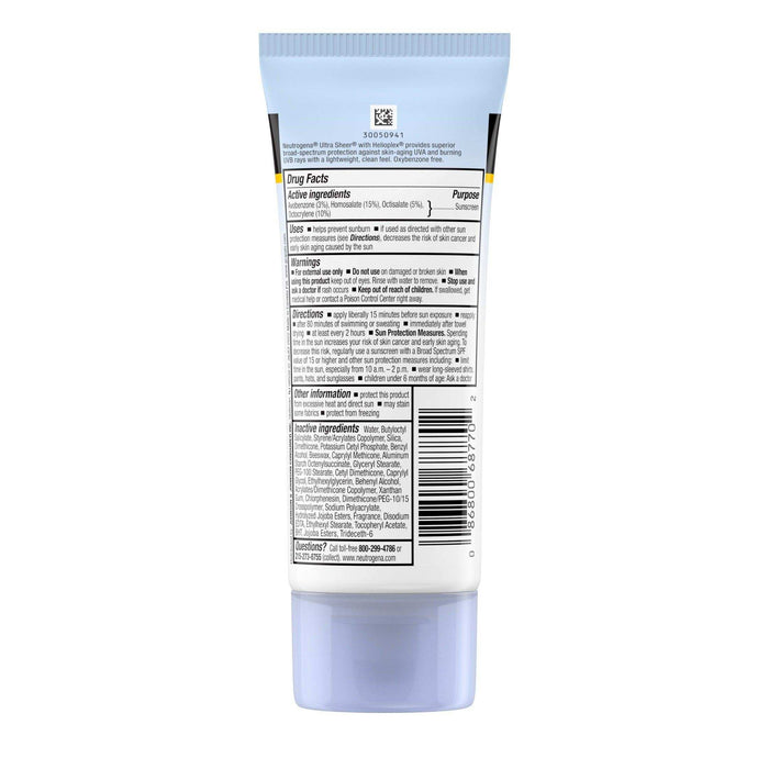 Neutrogena Ultra Sheer Dry-Touch Sunscreen Lotion SPF 70 - 3 fl oz - Elvoros