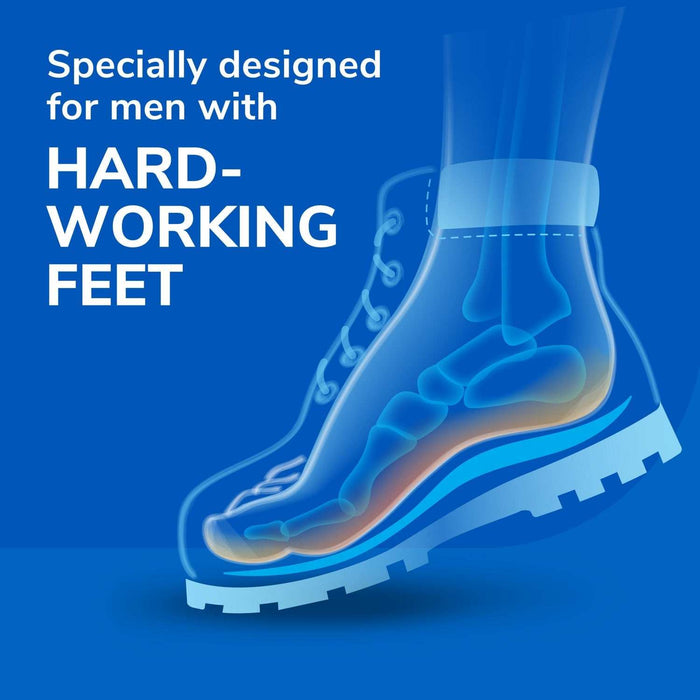 Dr. Scholl's Comfort & Energy Work Insoles with Massaging Gel Men's