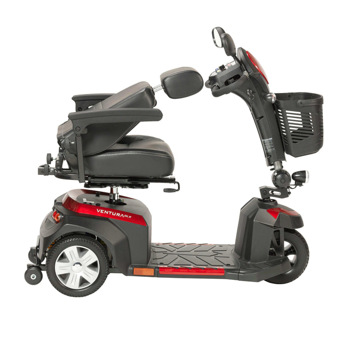 Drive Medical Ventura Power 3-Wheel Mobility Scooter With Captain Seat - Elvoros