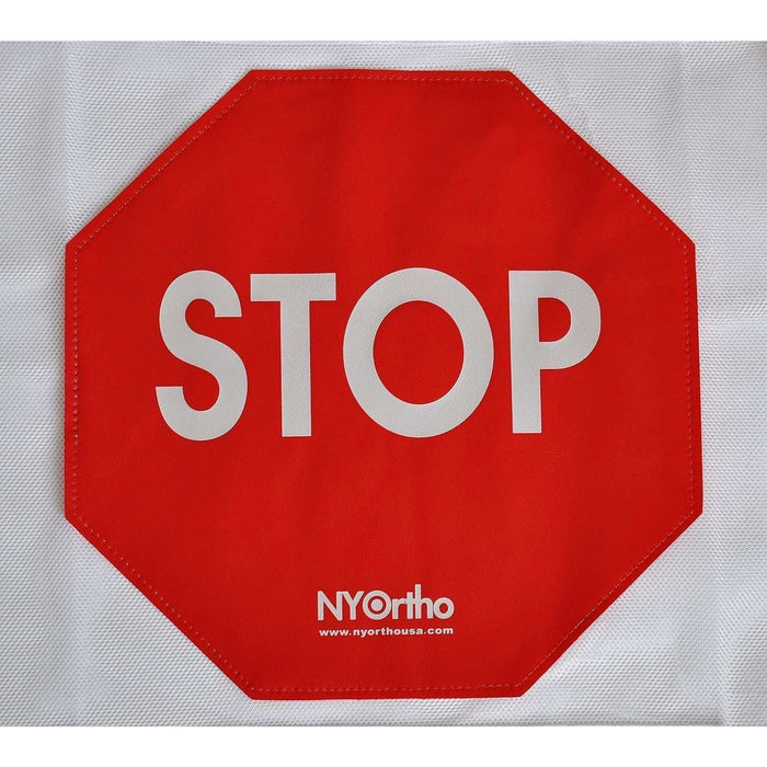 NY Ortho Door Guard Stop Sign Banner with Alarm