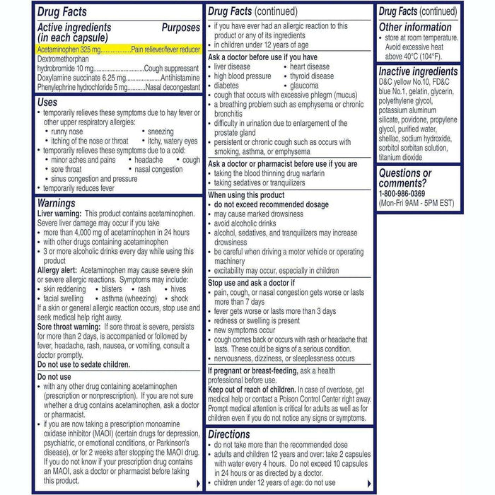 Alka-Seltzer Plus Sinus Allergy & Cough PowerMax Liquid Gels - 16 Ct - Elvoros