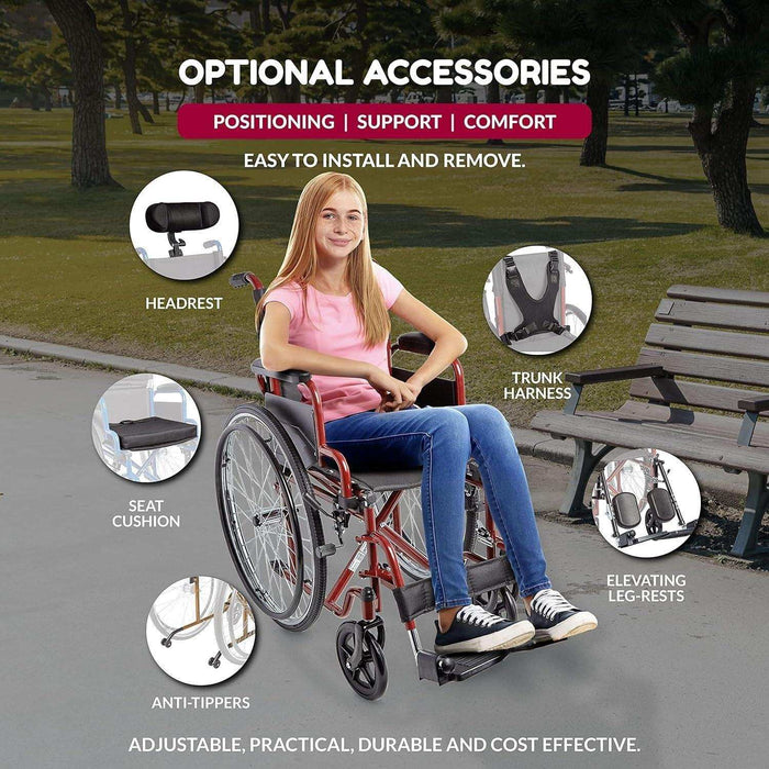 Circle Specialty Ziggo Lightweight Kids Wheelchair - Elvoros