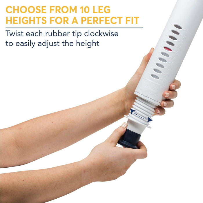 Drive Medical Premium Series Shower Chair with Back and Arms - Elvoros