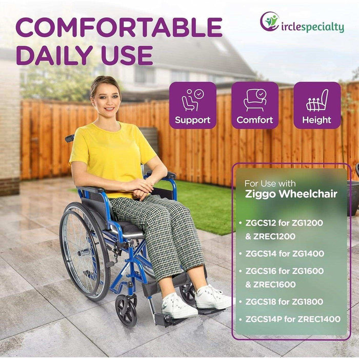 Circle Specialty Ziggo Seat Cushion for Ziggo Wheelchair - Elvoros