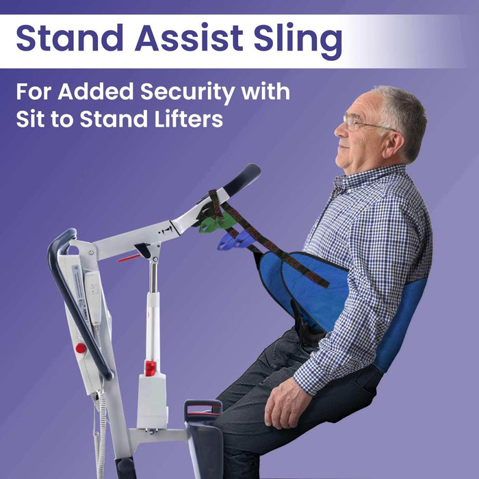Medacure Sit to Stand Lift Sling for Stand Assist Lifts - Elvoros