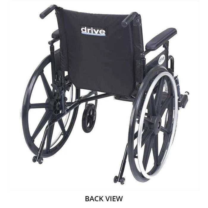 Drive Medical Viper Plus GT Wheelchair with Universal Armrests - Elvoros