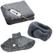Pursonic Heated Blanket, Neck and Shoulder Heating Pad, and Massaging Wrap Relaxation Bundle shophomemed