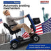 Metro Mobility Patriot Series 4-Wheel Travel Mobility Scooter - Elvoros