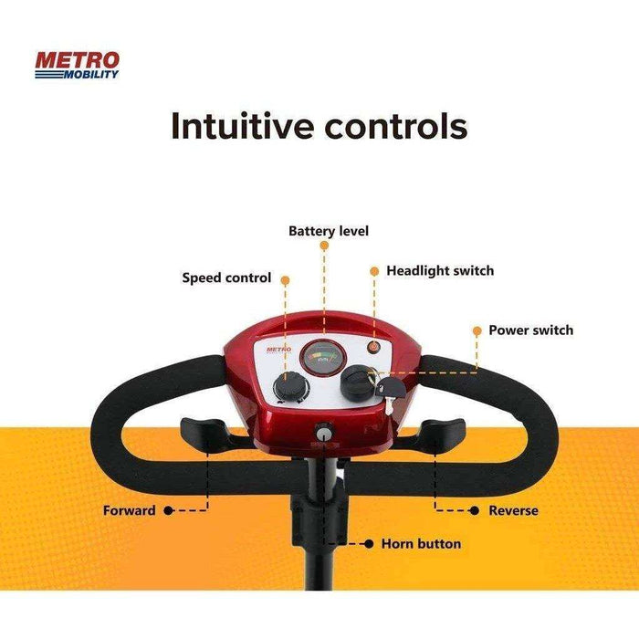 Metro Mobility M1 Series 4-Wheel Travel Mobility Scooter - Elvoros