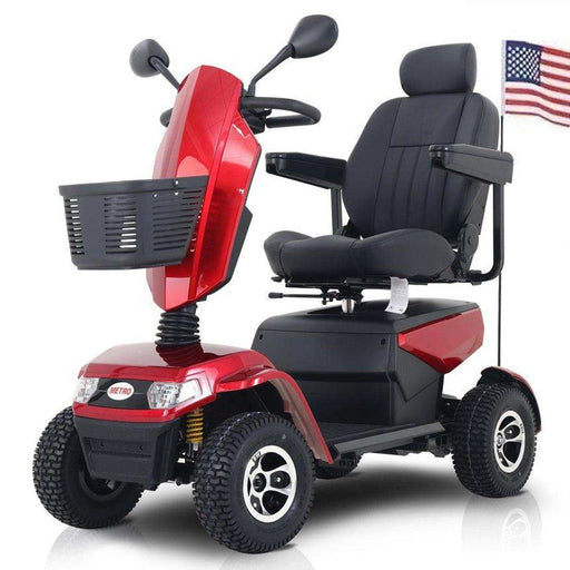 Metro Mobility S800 Series 4-Wheel Heavy Duty Travel Mobility Scooter - Elvoros
