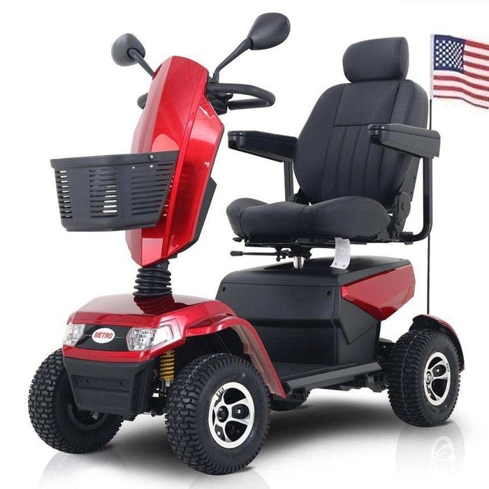 Metro Mobility S800 Series 4-Wheel Heavy Duty Travel Mobility Scooter - Elvoros