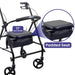 Medacure Steel Rollator Walker with Seat - Elvoros