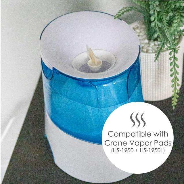 Crane Warm Mist Humidifier 2 Speed Settings - 0.5 Gal. - Elvoros
