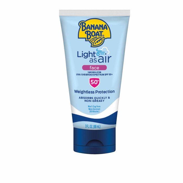Banana Boat Sunscreen Light As Air Face Sunscreen Ultramist Lotion SPF 50+