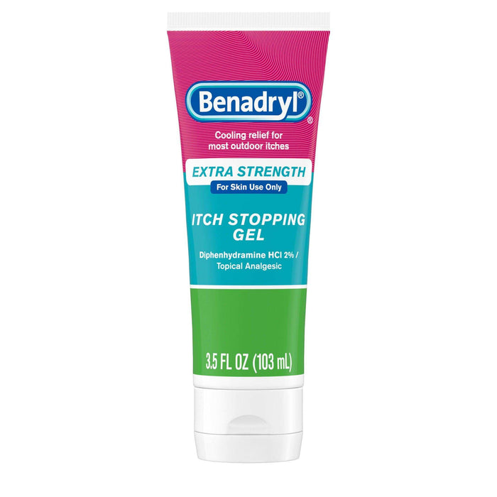 Benadryl Extra Strength Anti-Itch Topical Analgesic Gel - 3.5 fl oz - Elvoros