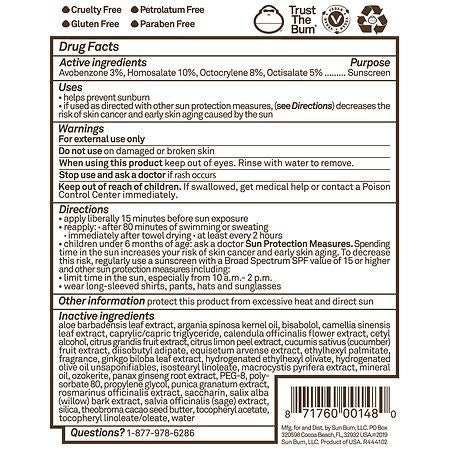 Sun Bum Original SPF 30 Sunscreen Lip Balm - Coconut