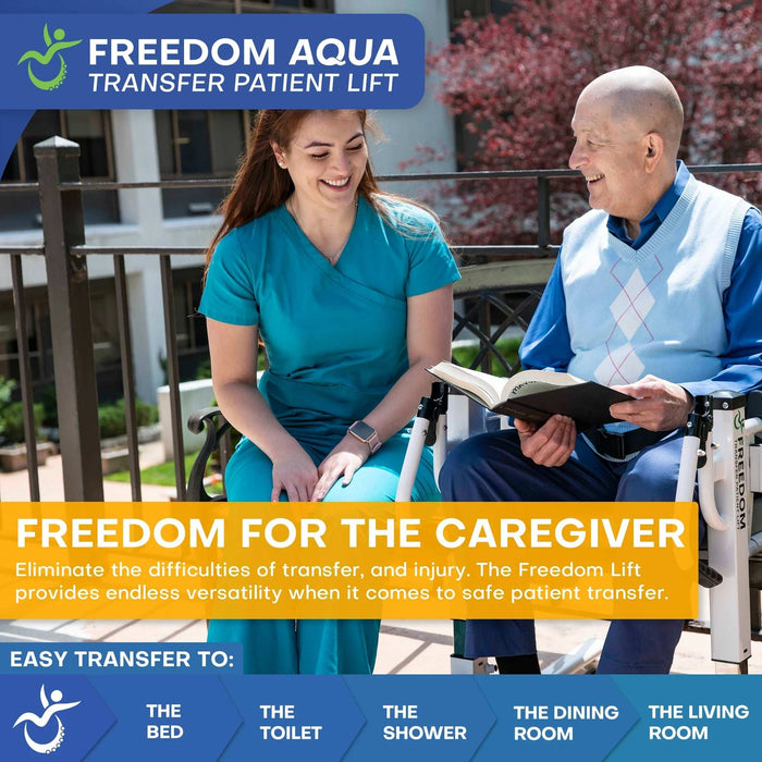 Freedom Aqua Transfer Lift Waterproof with Adjustable Height & Commode